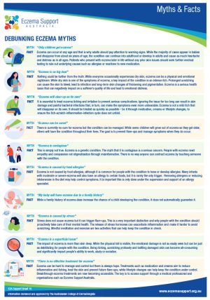 010 Esa Support Sheet Myths Facts