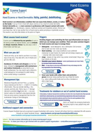 22007 Esa Support Sheet Hand Eczema Page