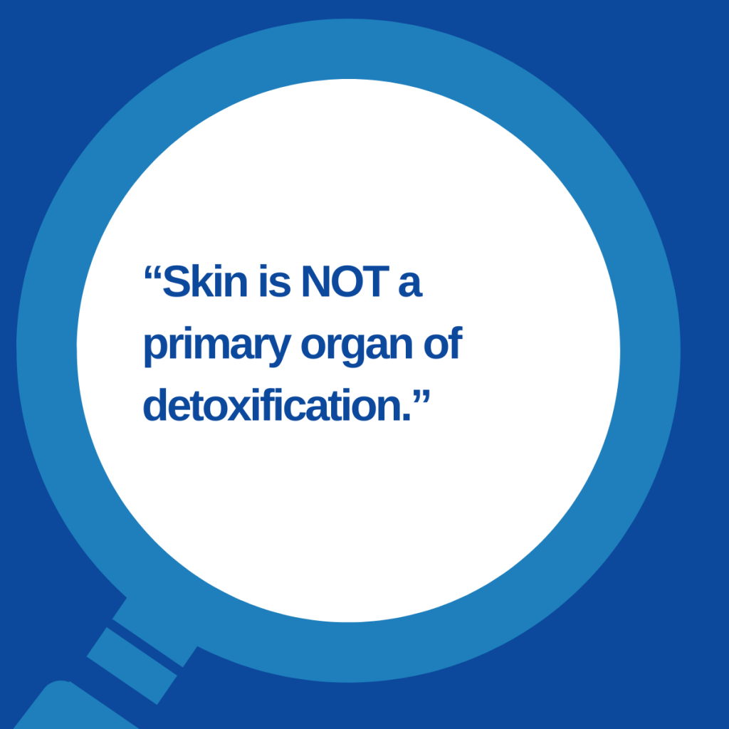 Eczema Skin Is Not A Primary Organ Of Detoxification