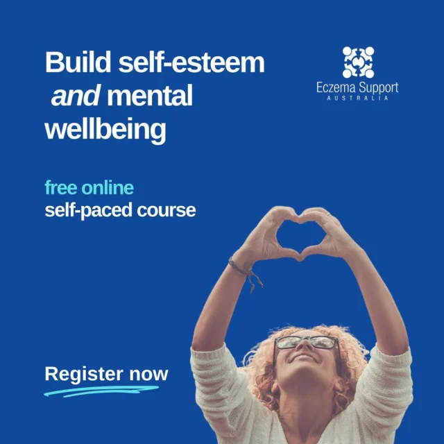 Are you caring for your mental health during National Families Week? 

Support for the whole family. 

 Start our self-paced online course designed specifically for individuals and families living with eczema. Do it today! 

https://www.eczemasupport.org.au/courses/steps-to-build-self-esteem-living-with-eczema/ 

#NationalFamiliesWeek #EczemaSupport #ESAFamily #PsychologyPilotProgram #FreeSupport #YouAreNotAlone #CollaborativeCare #StrongerTogether #EczemaSupportAustralia