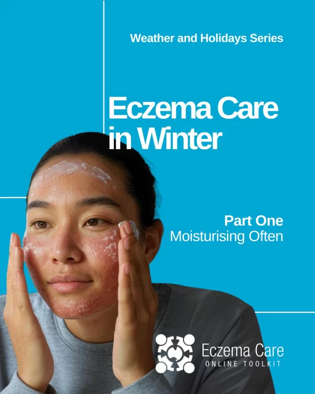 ❄️🧤 Today’s care tip: Keep moisturised! 

Did you know winter air and  heating can strip moisture from your skin? ❄️😟 
For more eczema winter tips, check out our BLOG ⤵️ 
link in stories
 #eczemawintercare #eczemasupportaustralia #eczema